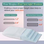 cooling memory foam pillow