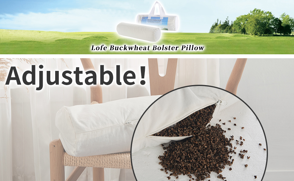 buckwheat bolster pillow