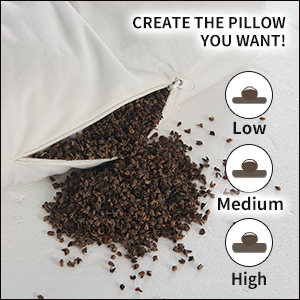 buckwheat bolster pillow