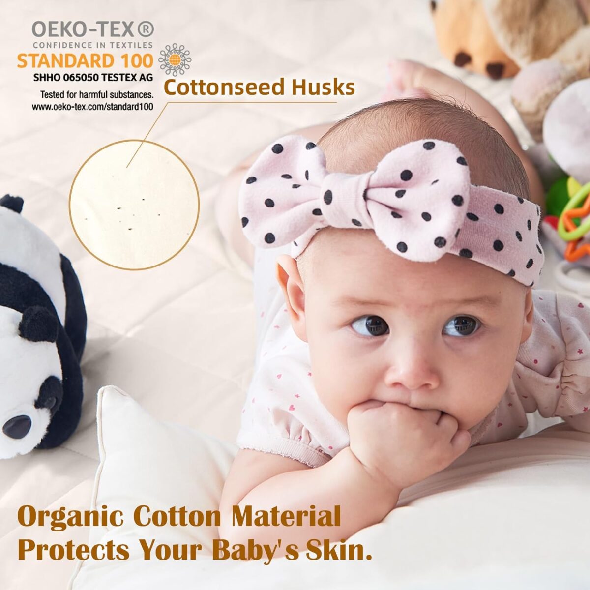 Organic Cotton Crib Mattress Protector