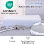 Contour Pillow - Adjustable Memory Foam Pillows 8 Heights, Medium Firm Supportive Cervical Pillow, CertiPUR-US Side Sleeper Pillow with Max Cooling Pillow Cover for Hot Sleepers