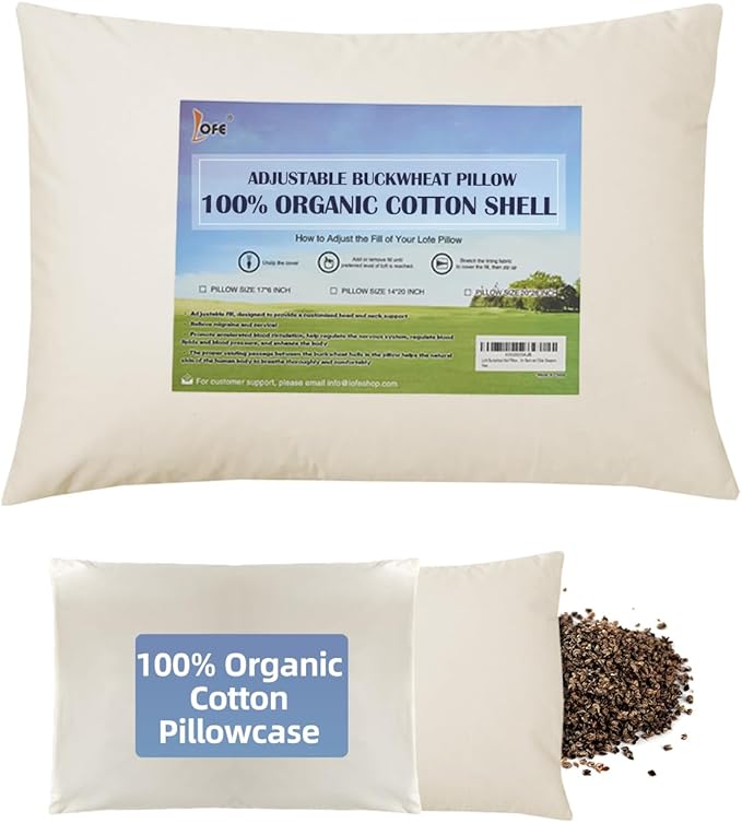 主图1 16''x22'' Organic Buckwheat Pillow - Image 1