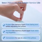 Memory Foam Pillow 5 Layers Grey - Image 6