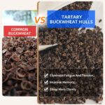 LOFE Buckwheat Pillow with Organic Cotton Pillowcase - 20''x26'' sobakawa Pillow with Baffle Box for Support, Adjustable Tartary Buckwheat Hull Pillows, Organic Buckwheat Neck Pillows - Image 3